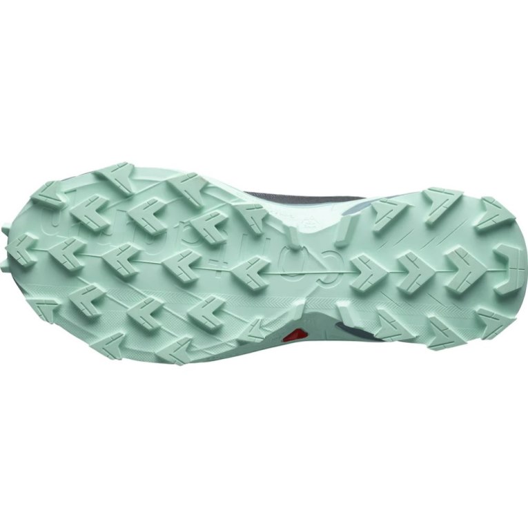 Salomon Alphacross 4 GTX Women's Running Shoes Dark Grey / Mint | CA 67O14